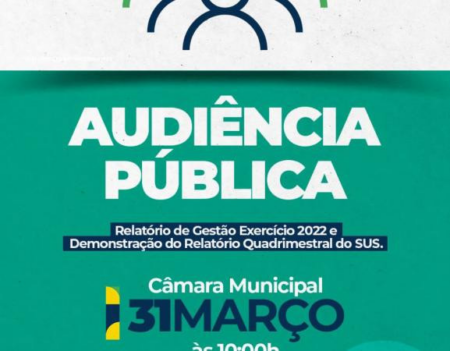 Convite para Audiência Pública em Francisco Ayres: Junte-se a nós no dia 31 de março às 10h na Câmara Municipal